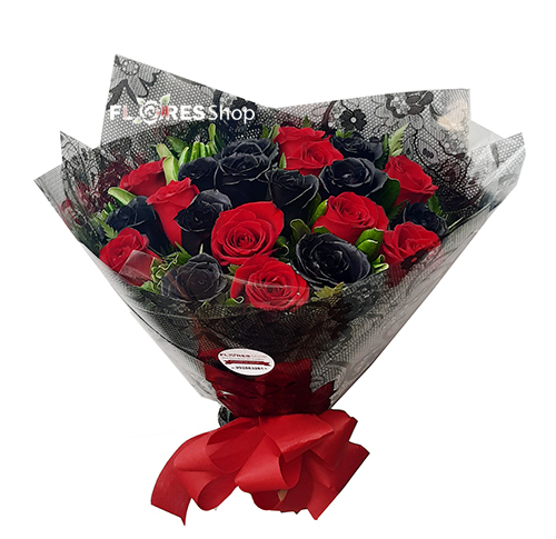 4839 Rosas Vermelhas e Pretas