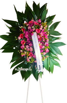 5086 Coroa com Flores Mistas