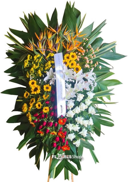 5087 Coroa de flores Majestosa luxo