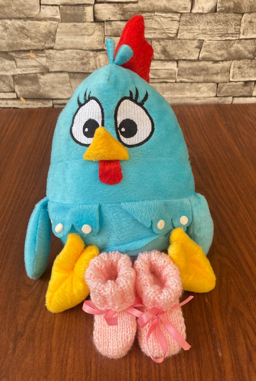 7083 Kit Galinha Pintadinha com sapato l