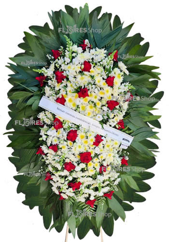 6213 Coroa de flores grande