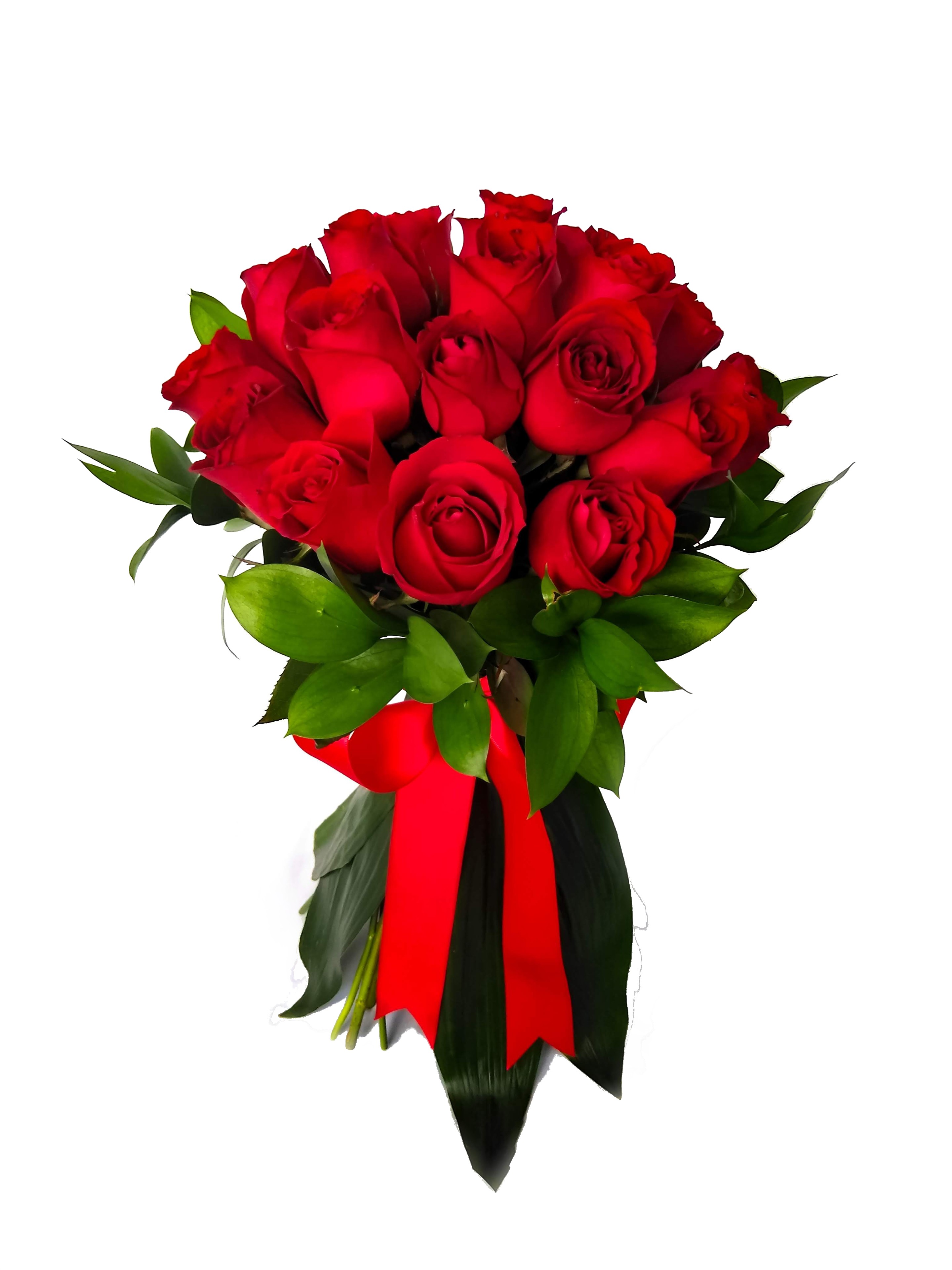 6113 Buquê com 20 Rosas Vermelhas 