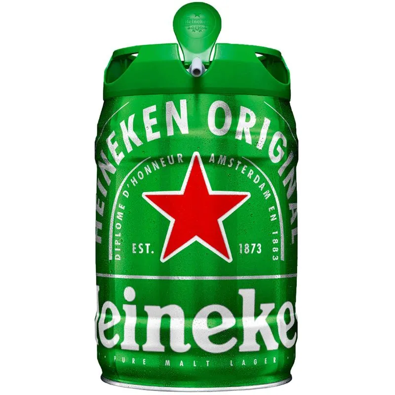 7122 Cerveja Heineken Barril 5 Litros