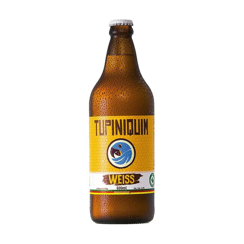 7123 Cerveja Tupiniquim Weiss Garrafa 600m